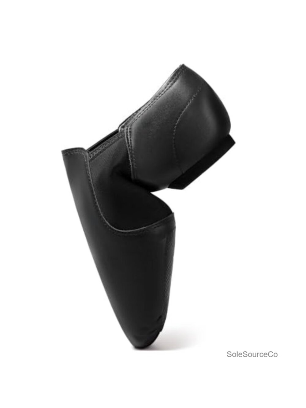 Women's Leather Slip-on Jazz Dance Shoes, Flexible EVA Sole